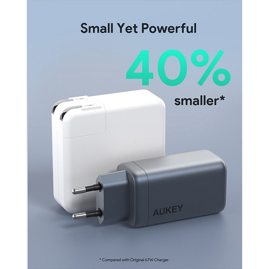 Aukey หัวชาร์จ รุ่น PA-B6U