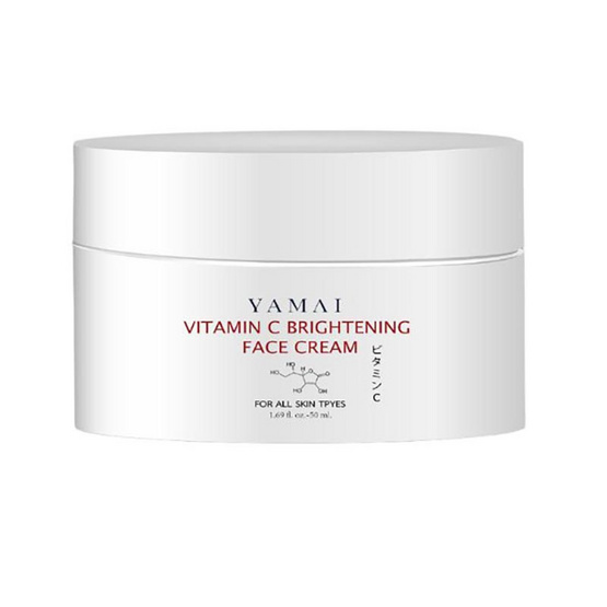 Yamai ครีมบำรุงผิวหน้า Vitamin C Brightening Face Cream 50ml.