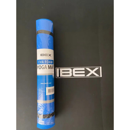 IBEX เสื่อโยคะ รุ่น MAT001B สีน้ำเงิน