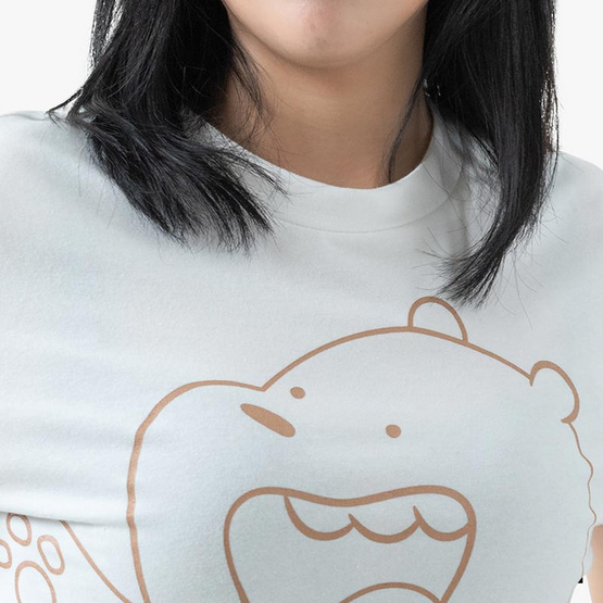 DOSH WOMEN'S CROPPED T-SHIRTS WE BARE BEARS เสื้อครอปสั้น DBBWT1038