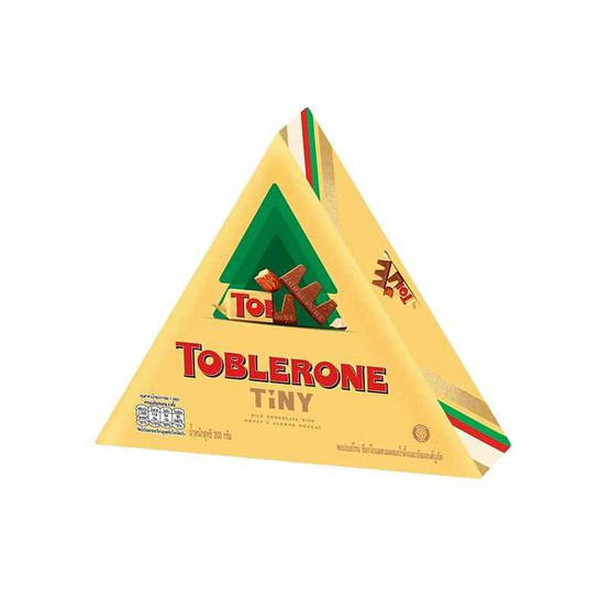 ทอปเบอโรน ช็อกโกแลตมิลค์ผสมน้ำผึ้งและอัลมอนด์นูกัต 200 กรัม