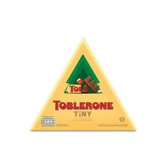 ทอปเบอโรน ช็อกโกแลตมิลค์ผสมน้ำผึ้งและอัลมอนด์นูกัต 200 กรัม