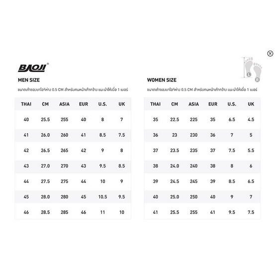 Baoji บาโอจิ รองเท้าผ้าใบผู้ชาย รุ่น BJM817