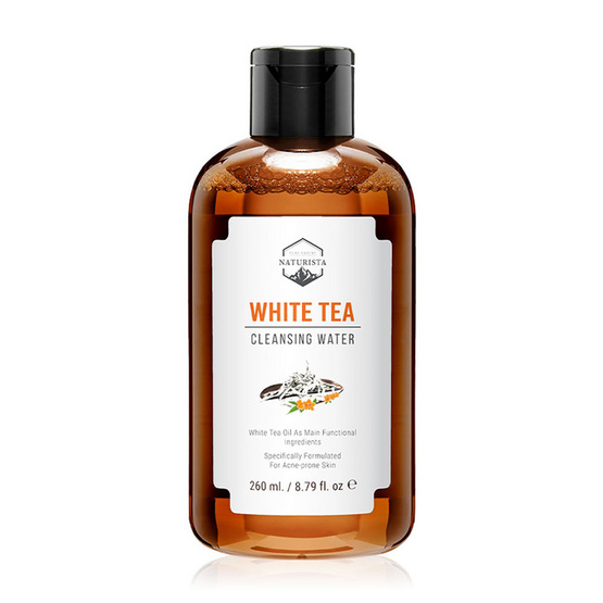 Naturista คลีนซิ่งเช็ดเครื่องสำอาง White Tea Cleansing Water 260มล.