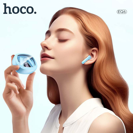 Hoco หูฟังบลูทูธแบบ True Wireless รุ่น EQ6