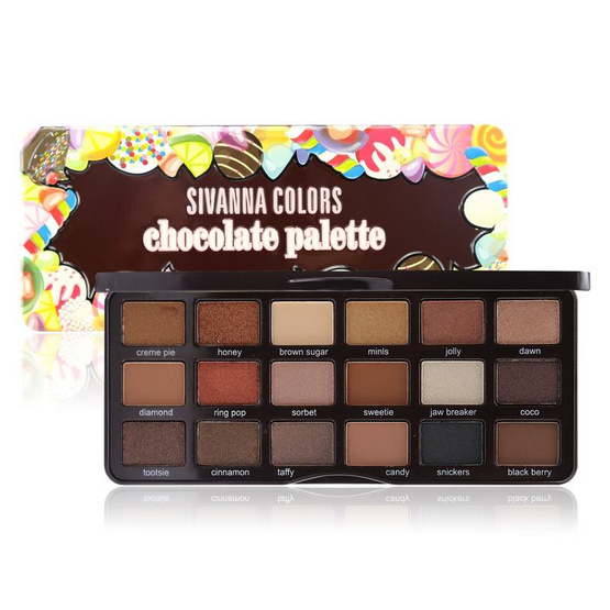 Sivanna พาเลทอายแชโดว์ Eyeshadow Palette 17 กรัม