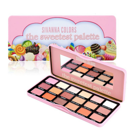 Sivanna พาเลทอายแชโดว์ Eyeshadow Palette 17 กรัม