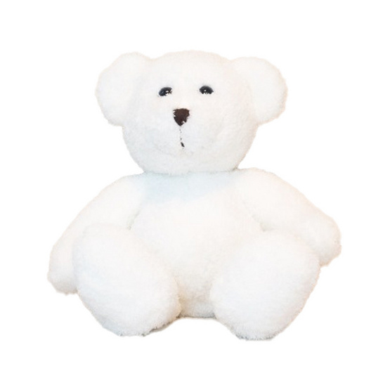 Take Toys Bear ตุ๊กตาหมีขนปุย 11 นิ้ว สี O/White