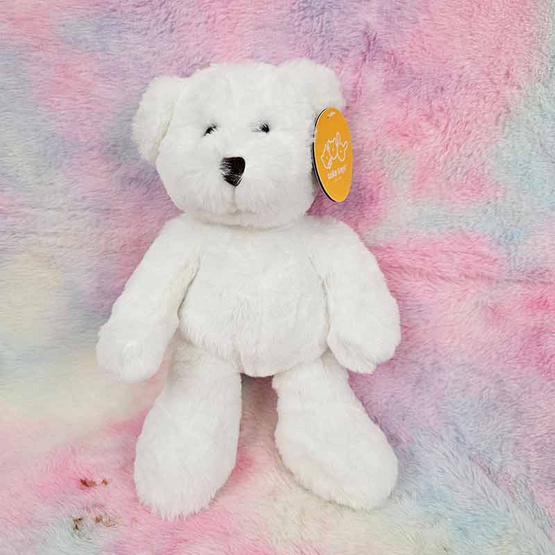 Take Toys Bear ตุ๊กตาหมีขนปุย 11 นิ้ว สี O/White