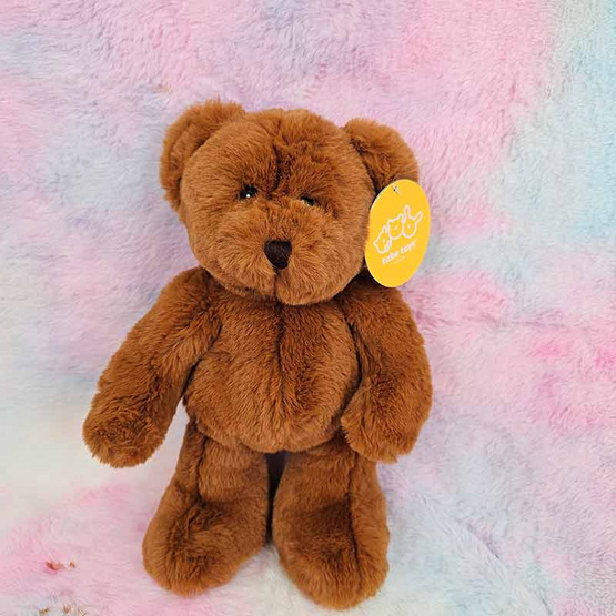 Take Toys Bear ตุ๊กตาหมีขนปุย 11 นิ้ว สี Choco Brown