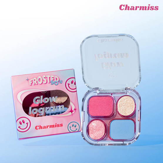 Charmiss อายแชโดว์ Glowlogram Eyeshadow Palette 4 กรัม