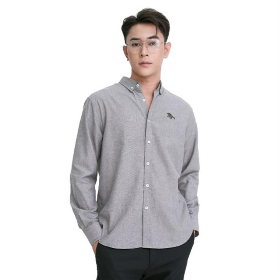 GALLOP OXFORD CASUAL SHIRT เสื้อเชิ๊ตแขนยาว ผ้า OXFORD รุ่น GW9032