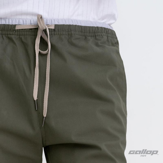 GALLOP Men's Wear CASUAL SHORTS กางเกงขาสั้นเอวยางยืด รุ่นต่อขอบ GS9024