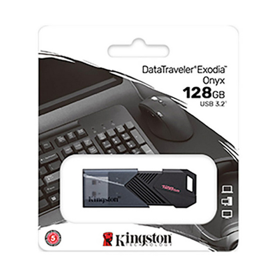 Kingston แฟลชไดร์ฟ DataTraveler Exodia Onyx USB 128 GB