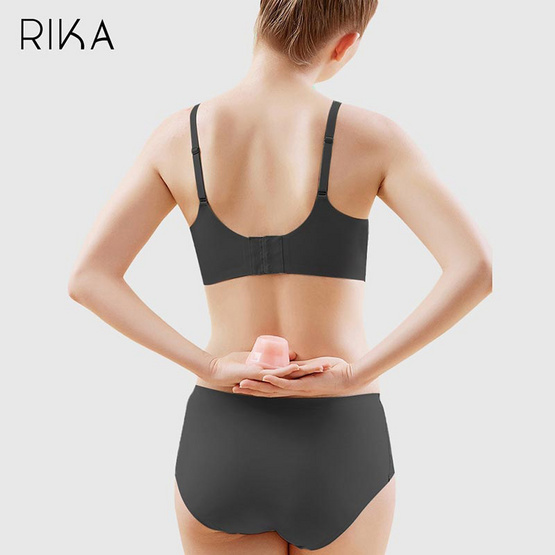 RIKA Seamless Bra ฟองยางพารา 3D ไม่มีโครง แบบตะขอหลัง AA1012