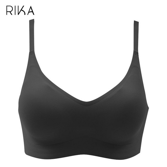 RIKA Seamless Bra ฟองยางพารา 3D ไม่มีโครง แบบตะขอหลัง AA1012