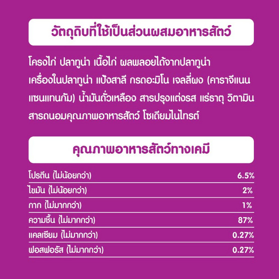 วิสกัส เพาช์ จูเนียร์ ทูน่า 80 กรัม