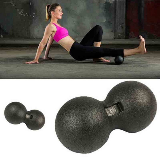 Abloom ลูกบอลนวด ทรงถั่ว คลายกล้ามเนื้อ EPP Peanut Massage Ball (Black)