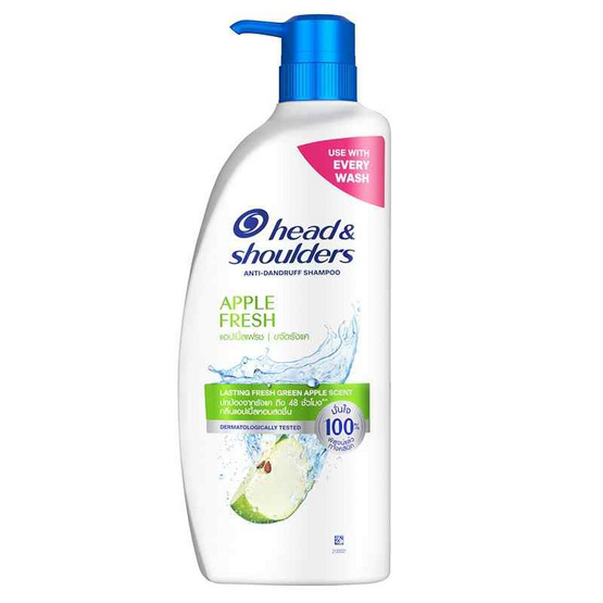 เฮดแอนด์โชว์เดอร์ แชมพู  สูตรแอปเปิ้ลเฟรช 850 มล.
