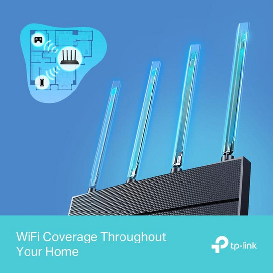 TP-Link เราเตอร์ AX1500 Dual-Band Wireless Gigabit Archer AX12