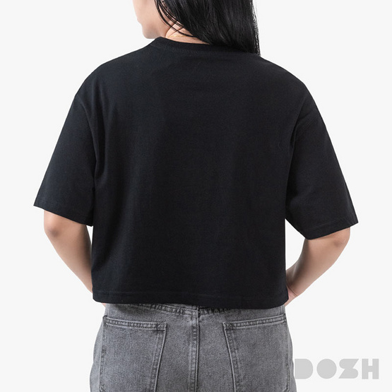 DOSH WOMENS CROPPED TOPS PINK PANTHER เสื้อยืดครอปสั้น ผู้หญิง 9DPPWT1022