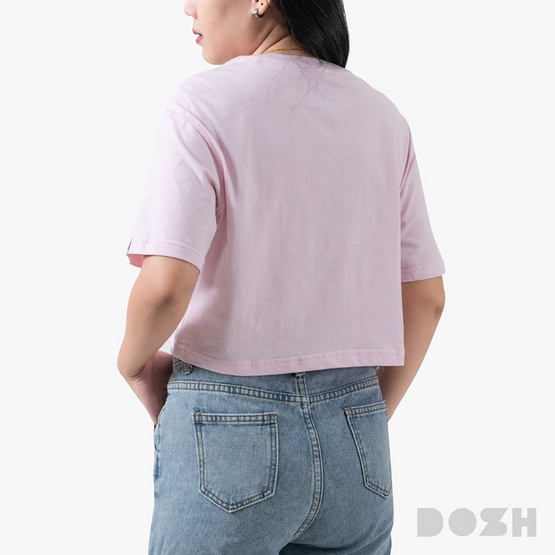 DOSH WOMENS CROPPED TOPS PINK PANTHER เสื้อยืดครอปสั้น ผู้หญิง 9DPPWT1023