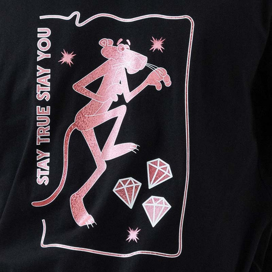 DOSH UNISEX T HIRTS PINK PANTHER เสื้อยืดคอกลม แขนสั้น 9DPPMT5020