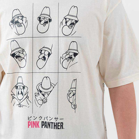 DOSH MENS OVERSIZED T HIRTS PINK PANTHER เสื้อยืดโอเวอร์ไซส์ 9DPPMT5022