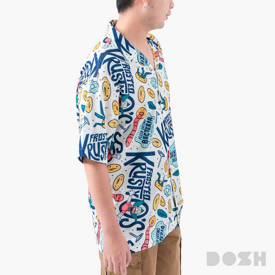 DOSH MENS HAWAII COLLECTION THE SIMPSONS เสื้อเชิ้ต ผู้ชาย รุ่น DSIMS5003