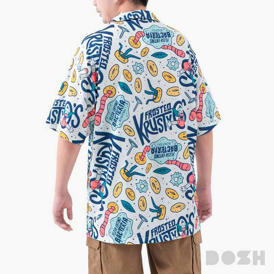 DOSH MENS HAWAII COLLECTION THE SIMPSONS เสื้อเชิ้ต ผู้ชาย รุ่น DSIMS5003