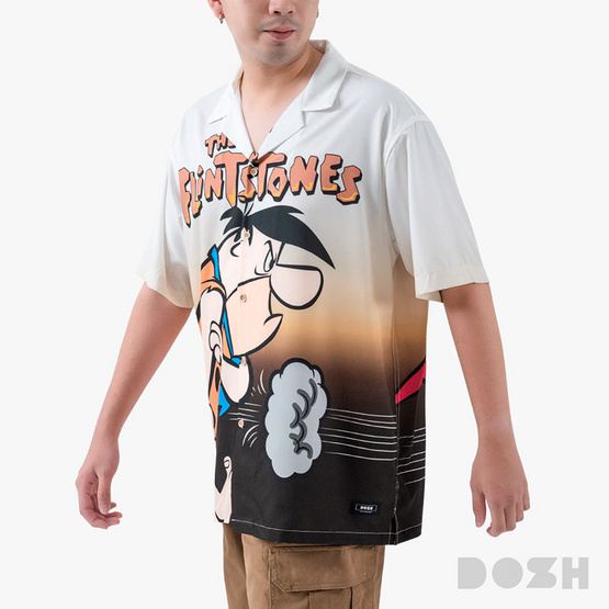 DOSH MENS HAWAII COLLECTION FLINTSTONES เสื้อเชิ้ต ผู้ชาย รุ่น DFTMS5000