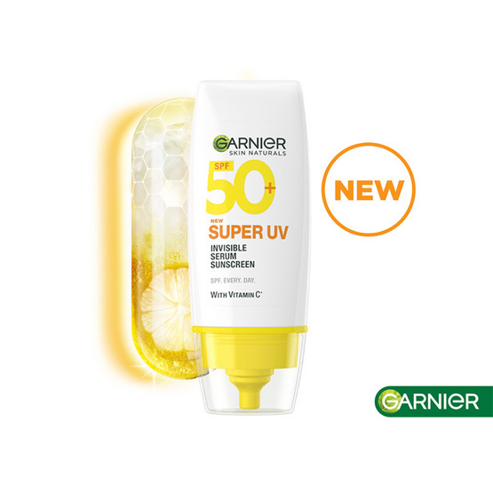 การ์นิเย่ สกิน แนทเชอรัลส์ ซูเปอร์ ยูวี-อินวิซิเบิ้ล เซรั่ม ซันสกรีน 30มล.