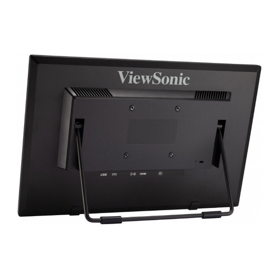 ViewSonic จอคอมพิวเตอร์ 16 นิ้ว รุ่น TD1630-3 Touch Screen