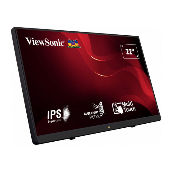 ViewSonic จอคอมพิวเตอร์ 21.5 นิ้ว รุ่น TD2230 Touch Screen