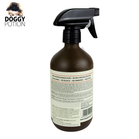 Doggy Potion สเปรย์ทำความสะอาดอเนกประสงค์ กำจัดกลิ่น ฆ่าเชื้อแบคทีเรีย 500ml