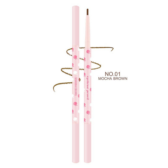 Sivanna Colors ดินสอเขียนคิ้ว Perfect Peach Eyebrow Pencil HF5098 0.1 กรัม