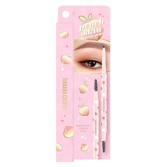 Sivanna Colors ดินสอเขียนคิ้ว Perfect Peach Eyebrow Pencil HF5098 0.1 กรัม