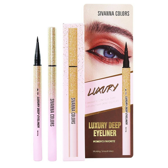 Sivanna Colors อายไลน์เนอร์ Luxury Deep Eyeliner ES8008 0.6 กรัม