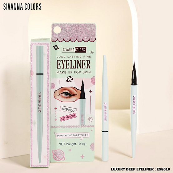 Sivanna Colors อายไลน์เนอร์ Long Lasting Fine Eyeliner ES8016 0.1 กรัม