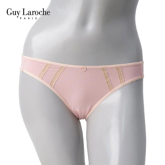 GUY LAROCHE กางเกงชั้นในตกแต้งลูกไม้ ผ้าไนล่อน Lycra ทรง BIkini รุ่น GV2A51