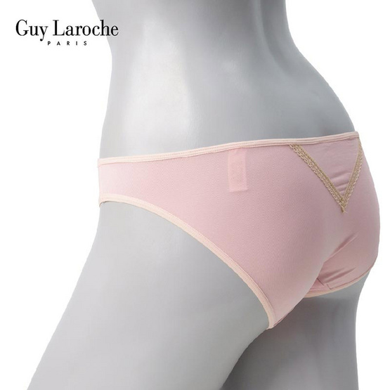 GUY LAROCHE กางเกงชั้นในตกแต้งลูกไม้ ผ้าไนล่อน Lycra ทรง BIkini รุ่น GV2A51