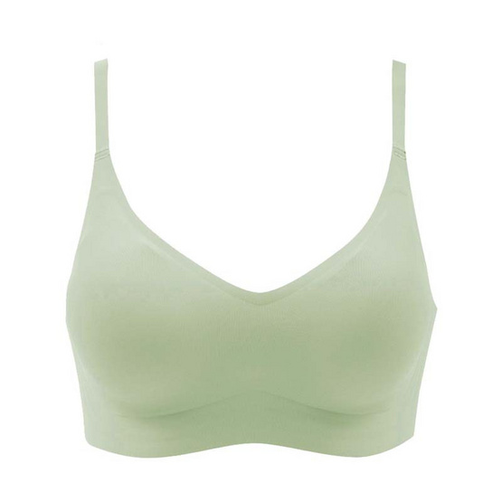 RIKA Seamless Bra ฟองยางพารา 3D ไม่มีโครง แบบตะขอหลัง AA1012