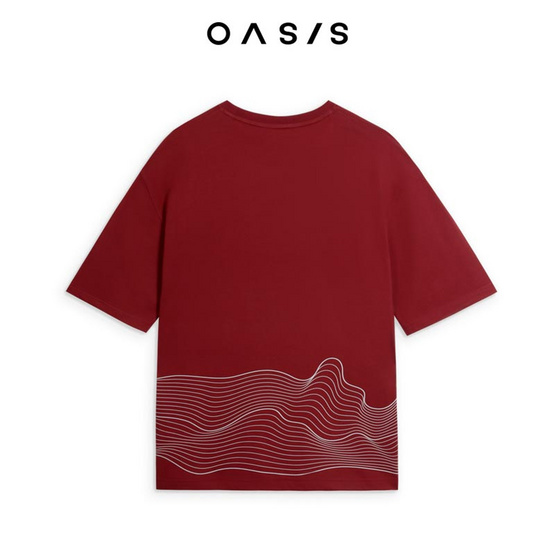 OASIS เสื้อยืดโอเวอร์ไซส์ รุ่น MTCO1856