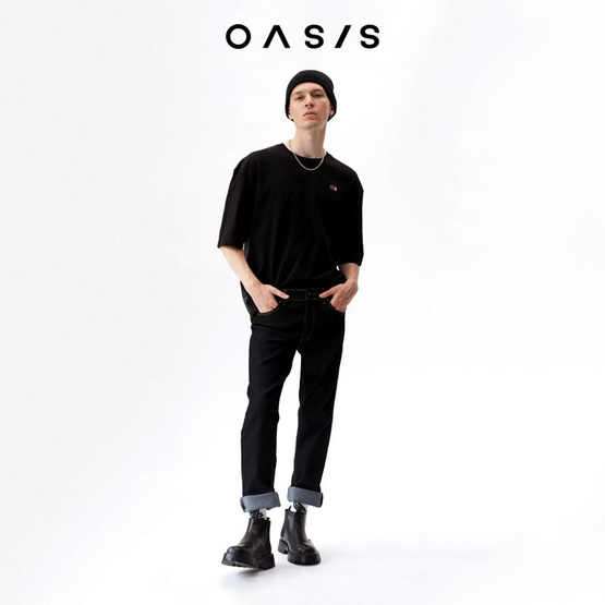 OASIS เสื้อยืดโอเวอร์ไซส์ รุ่น MTCO1858