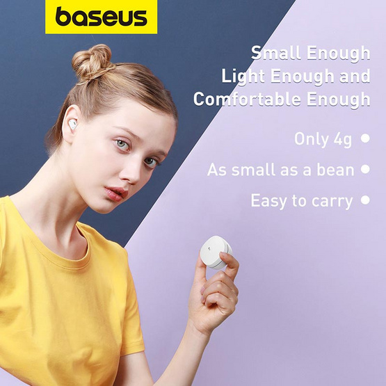 Baseus หูฟังบลูทูธแบบ True Wireless รุ่น WM01 Baseus หูฟังบลูทูธแบบ True Wireless รุ่น WM01