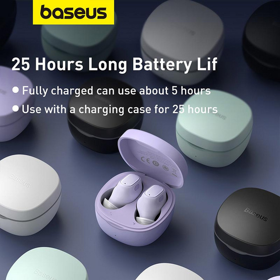 Baseus หูฟังบลูทูธแบบ True Wireless รุ่น WM01 Baseus หูฟังบลูทูธแบบ True Wireless รุ่น WM01