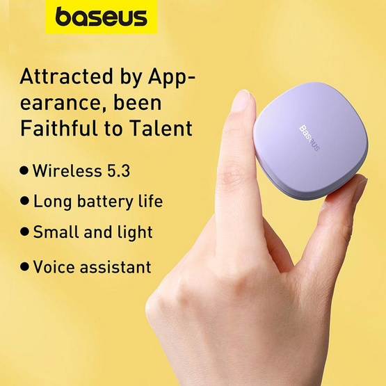 Baseus หูฟังบลูทูธแบบ True Wireless รุ่น WM01 Baseus หูฟังบลูทูธแบบ True Wireless รุ่น WM01