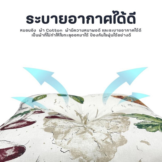 DD Bedding เบาะรองนั่ง 24 นิ้วx24 นิ้ว รุ่น Mushroom