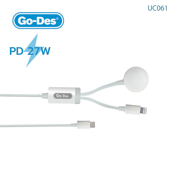 Go-Des 3 in 1 ที่ชาร์จไร้สาย รุ่น GD-UC601