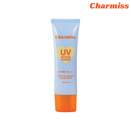 Charmiss ครีมกันแดด UV Extra Shine Crystal Shield Sunscreen SPF50+ PA++++ 40 กรัม